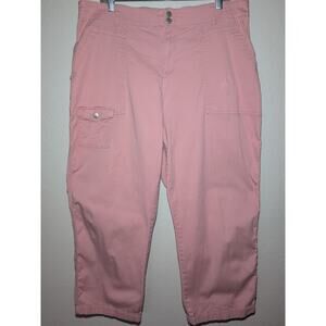 Time And Tru Pink Capris/Cargo Women's Pants Size 18
